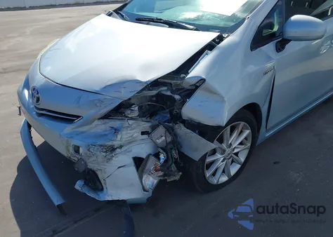 2012 Toyota Prius V Five from USA, damaged, VIN JTDZN3EU1C3104764